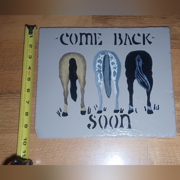 Come Back Soon Handpainted Sign - Picture 3 of 5